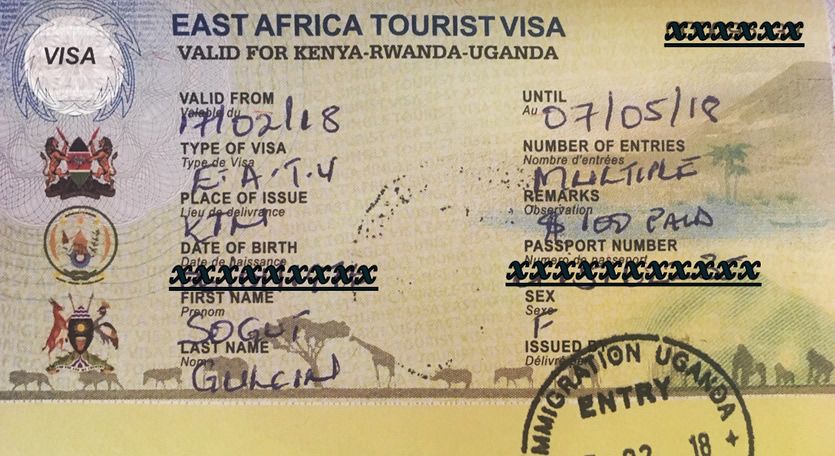 East African tourist visa